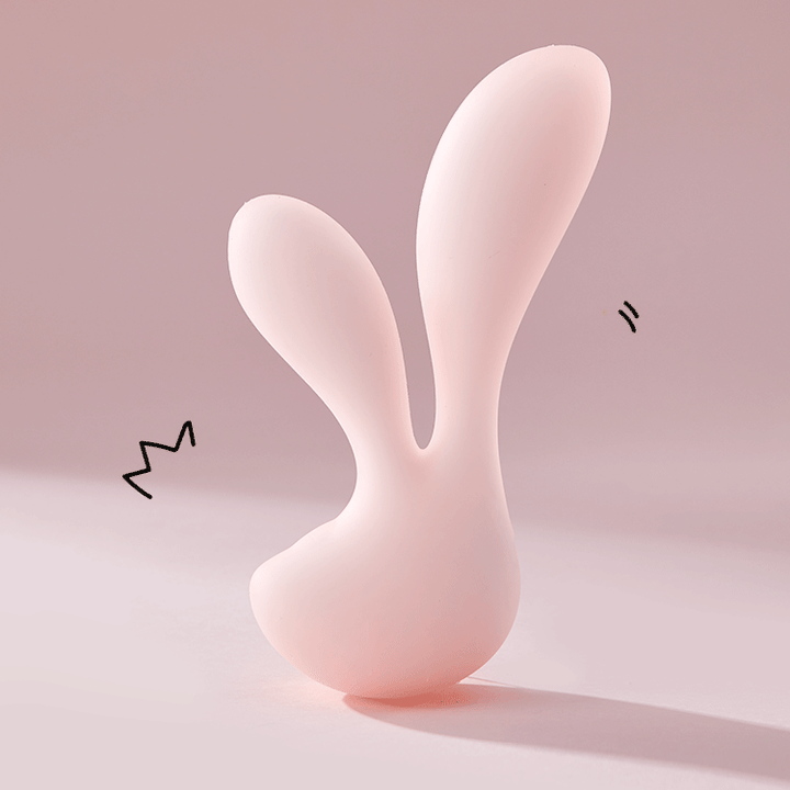 Cute Little Rabbit Dual-head Vibrator Quiet, Discreet &amp; Ergonomic Design