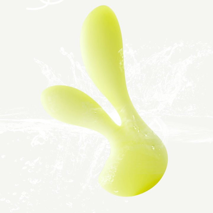 Cute Little Rabbit Dual-head Vibrator Quiet, Discreet &amp; Ergonomic Design